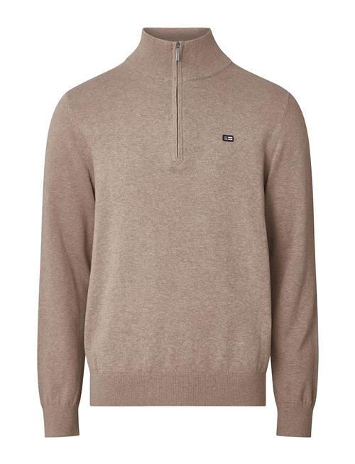 Lexington Clothing Clay Cotton Half-Zip Sweater Lexington Clothing Beige