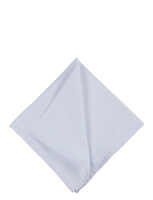 Solid Cotton Pocket Square Portia 1924 White