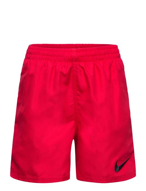 NIKE SWIM Nike Logo Tape Lap 4" Volley Short NIKE SWIM Red