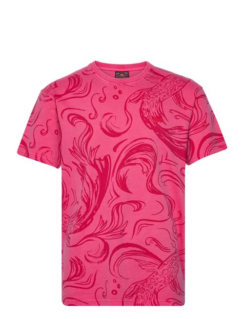 Superdry Vintage Overdye Printed Tee Superdry Pink