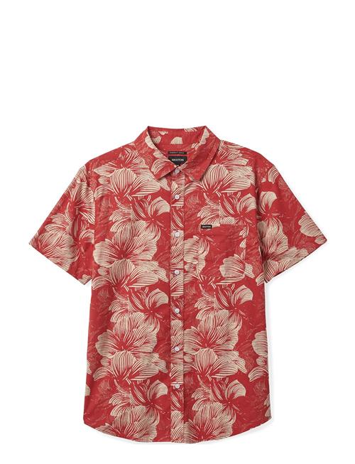 Brixton Charter Print S/S Wvn Brixton Red