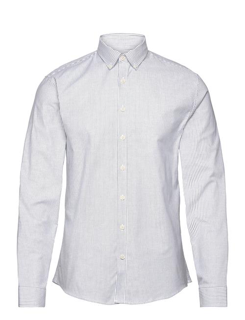 Striped Superflex Oxford L/Sstriped Superflex Oxford L/S Lindbergh Green