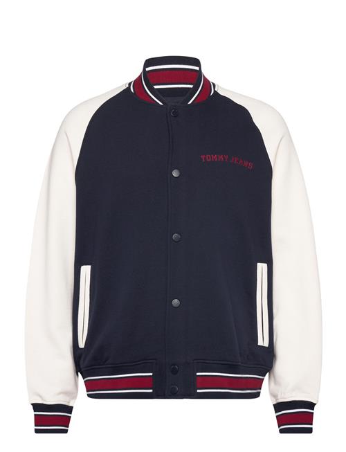 Tommy Jeans Tjm Rlx Circle T Varsity Bomber Tommy Jeans Navy