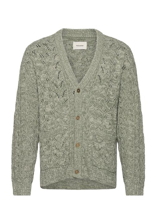 HOLZWEILER Manila Bloom Cable Cardigan HOLZWEILER Khaki