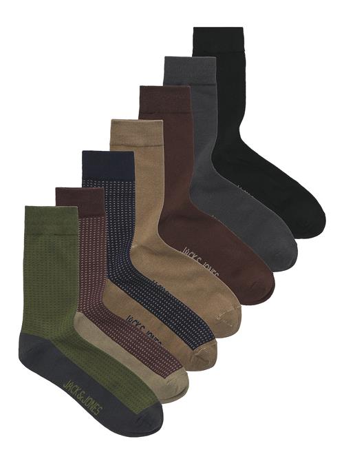 Jack & Jones Jactyler Socks 7 Pack Jack & J S Burgundy