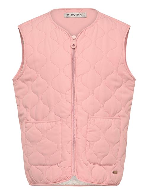 Minymo Quilt Vest - Girls Minymo Pink