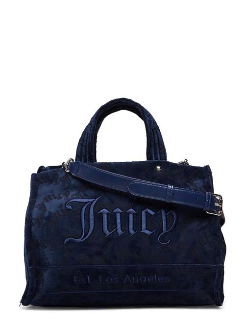 Juicy Couture Iris Lasered Velvet Medium Shopper Juicy Couture Navy