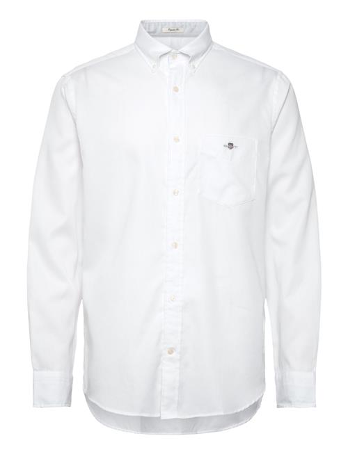 GANT Reg H Ycomb Texture Shirt GANT White