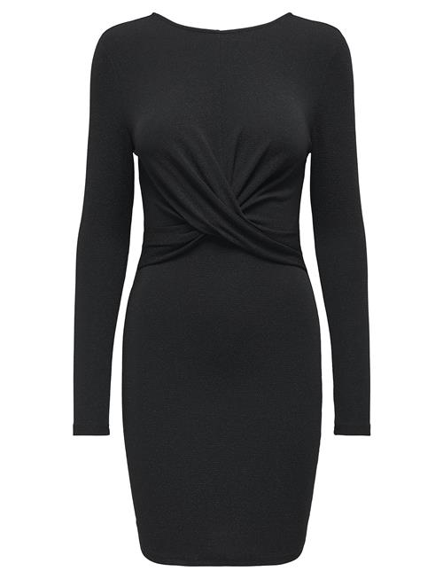 Onlqueen L/S Glitter Twist Dress Jrs ONLY Black