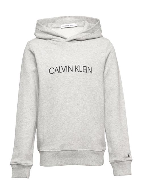 Institutional Logo Hoodie Calvin Klein Grey