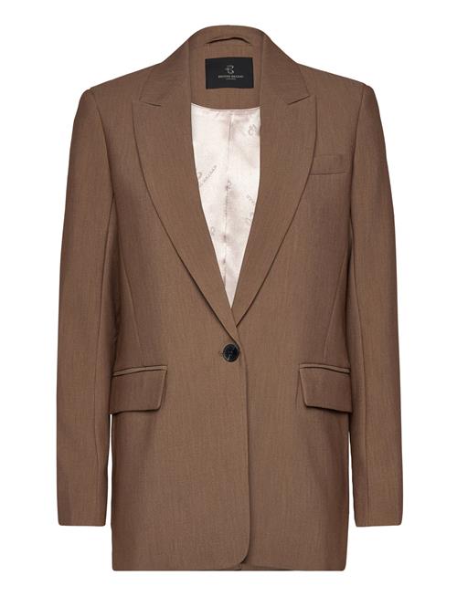 Se Cindysusbbfrida Blazer Bruuns Bazaar Brown ved Booztlet