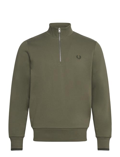 Fred Perry Half Zip Sweatshirt Fred Perry Green