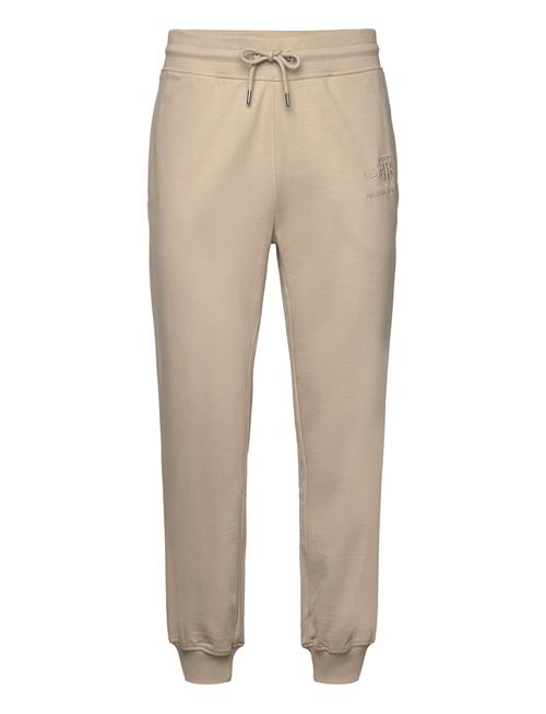 GANT Reg Tonal Shield Sweatpants GANT Beige