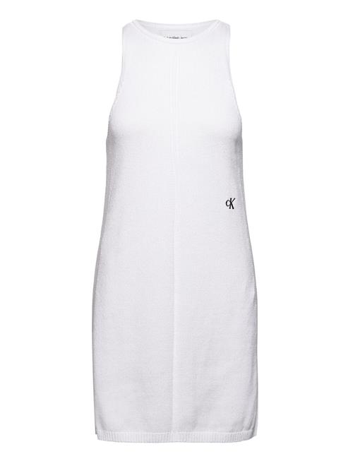 Calvin Klein Jeans Knitted Tank Dress Calvin Klein Jeans White