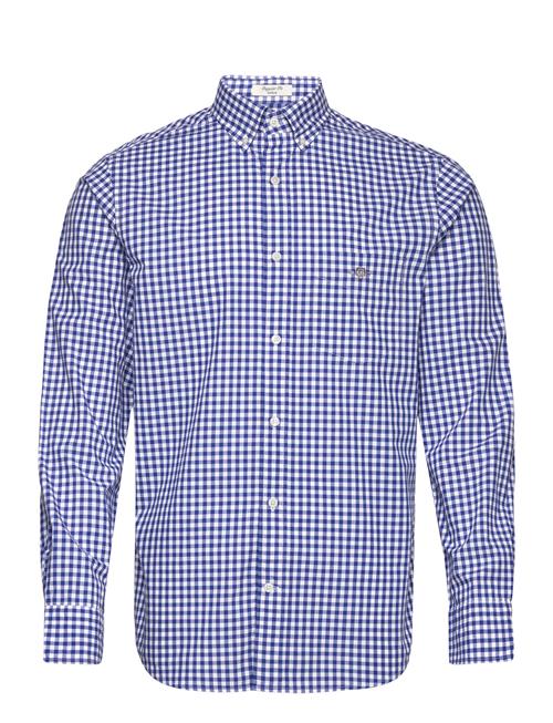 GANT Reg Classic Poplin Gingham Shirt GANT Blue