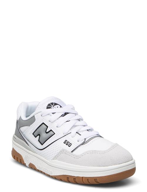 New Balance Bb550 Kids Bungee Lace New Balance White