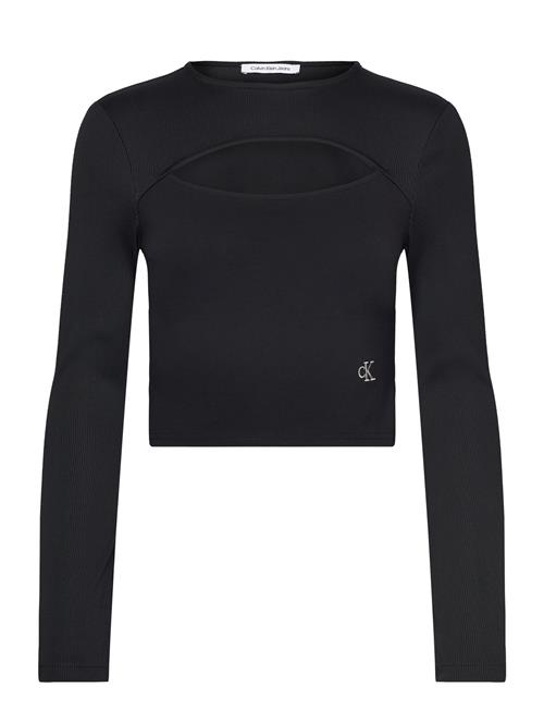 Calvin Klein Jeans Milano Cut Out Long Sleeve Calvin Klein Jeans Black