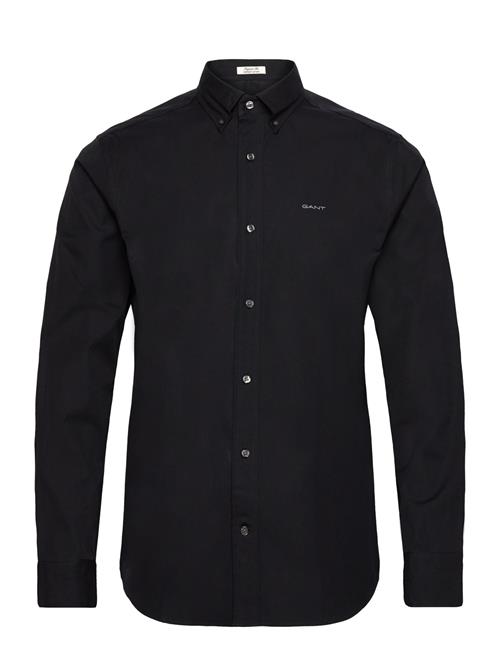 Reg Pinpoint Oxford Shirt GANT Black