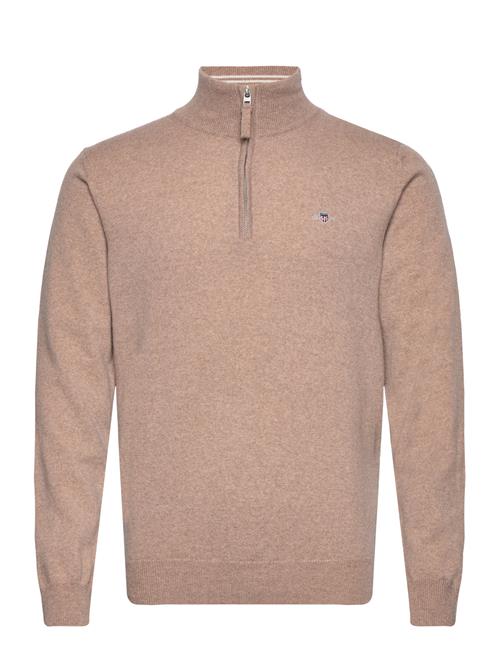 Superfine Lambswool Half Zip GANT Beige