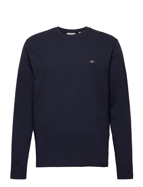 Reg Shield Ls T-Shirt GANT Blue