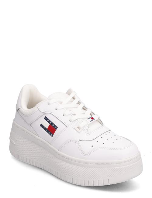 Tjw Retro Basket Flatform Ess Tommy Hilfiger White