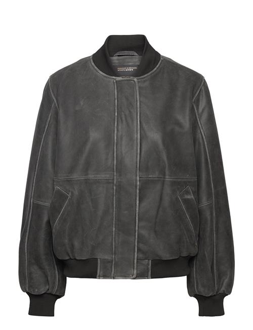 NOISY MAY Nmaika L/S Leather Bomber Jacket NOISY MAY Black