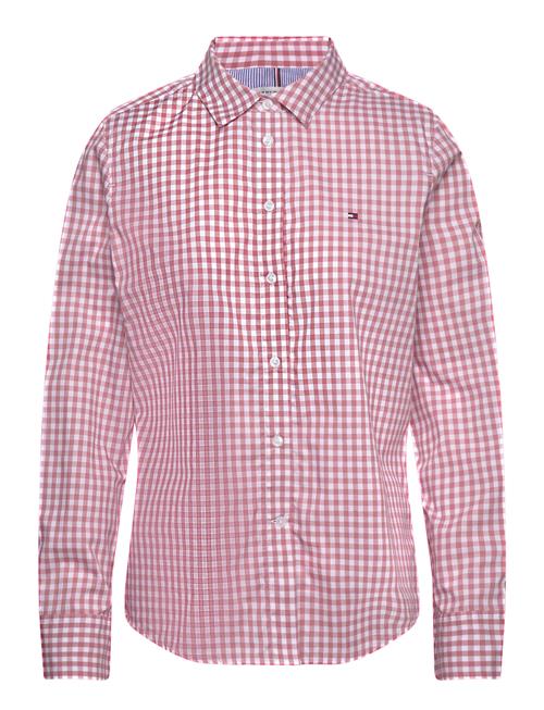 Gingham Regular Ls Shirt Tommy Hilfiger Red