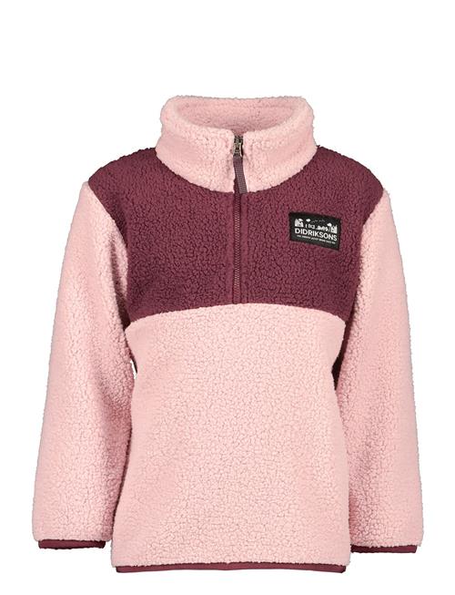 Didriksons Gosig Kids Halfzip Didriksons Pink