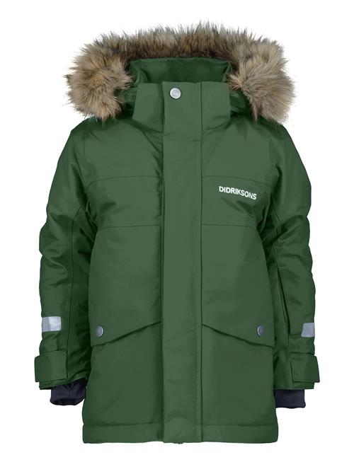 Didriksons Bjärven Kids Parka 3 Didriksons Green