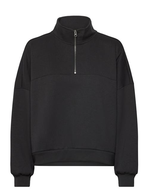 Elevated Double Knit Loose Mock Neck VANS Black