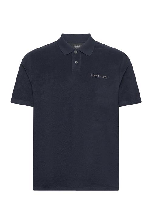 Lyle & Scott Towelling Polo Shirt Lyle & Scott Navy