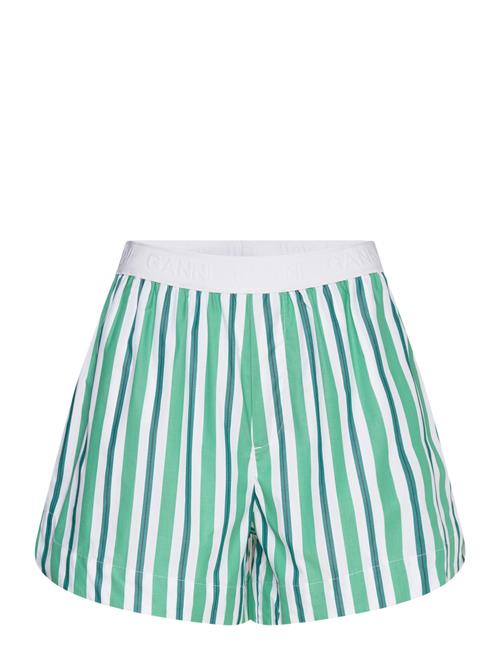 Ganni Stripe Cotton Ganni Green