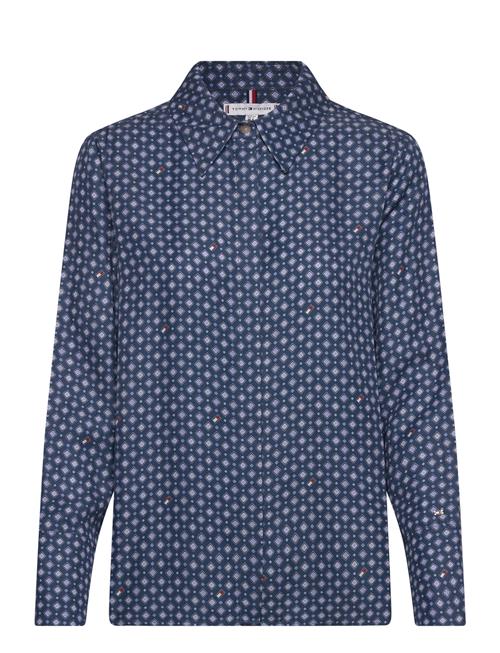 Foulard Regular Shirt Tommy Hilfiger Blue