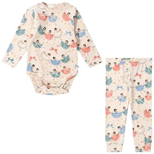 Konges Sløjd Basic Body/Pants Set Gots - Bow Ballerina |  | 18 months