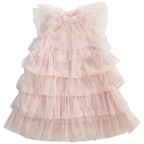 DOLLY by Le Petit Tom Pearl Tylkjole Ballet Pink | Lyserød | 8-10 years