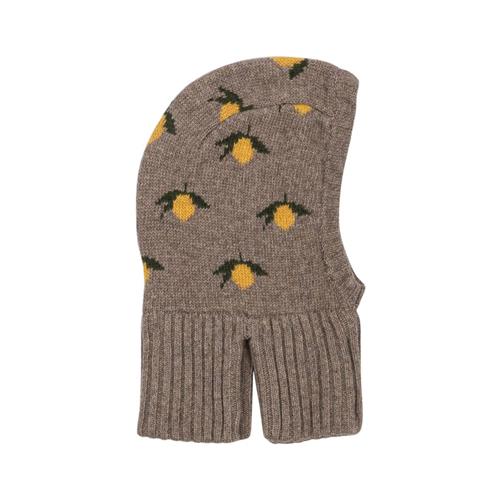 Konges Sløjd Belou Lemon Knit Balaclava | Beige | 5-8 years