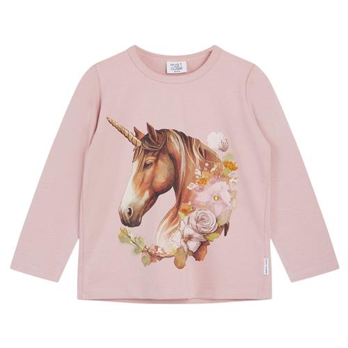 Hust&Claire Anie Langærmet T-shirt Dusty Rose | Lyserød | 98 cm