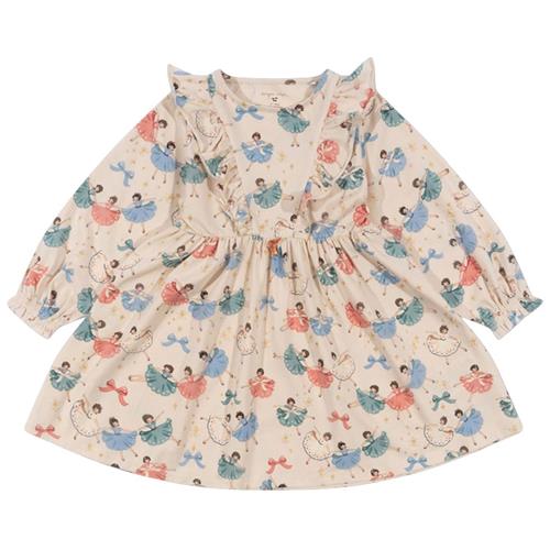 Konges Sløjd Basic Frill Dress Gots - Bow Ballerina |  | 4 years