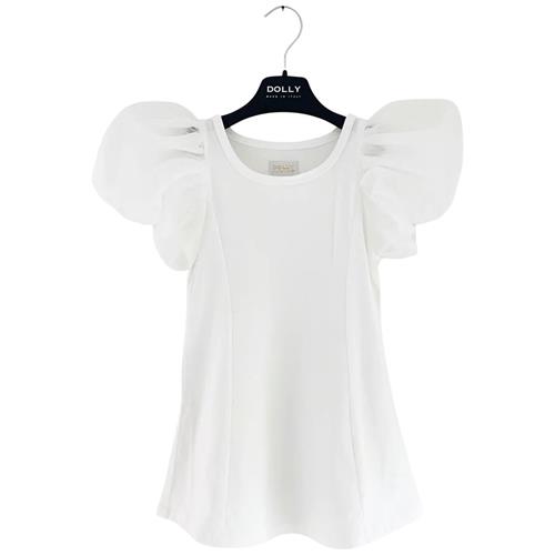 DOLLY by Le Petit Tom Organza Kjole White | Hvid | 6-8 years