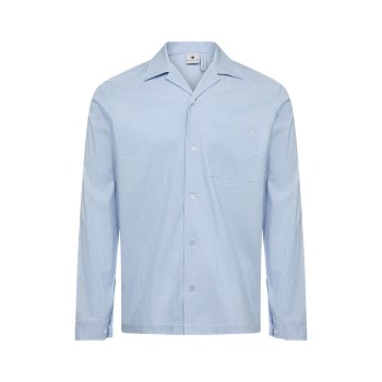 JBS of Denmark Woven PJ Shirt Lyseblå Medium Herre