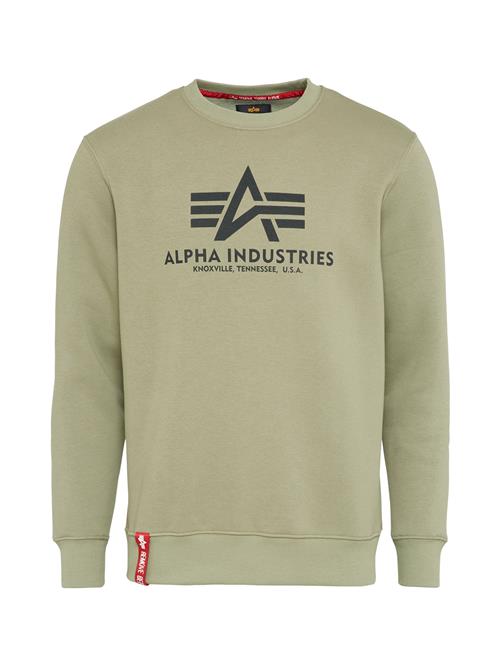 ALPHA INDUSTRIES Sweatshirt  mudderfarvet / oliven