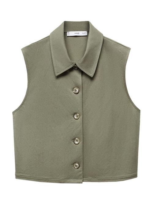 MANGO Vest 'CINTIA'  oliven