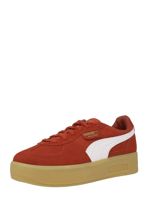 Se PUMA Sneaker low 'Palermo Elevata'  rød / hvid ved About You