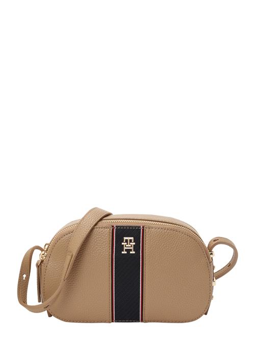 TOMMY HILFIGER Skuldertaske 'LEGACY'  beige / navy / rød