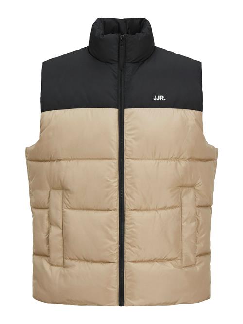 JJ Rebel Vest  mørkebeige / sort / hvid