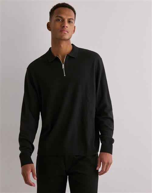 Jack & Jones Jjeemil Knit Polo Half Zip Ls Noos Half zip Sort