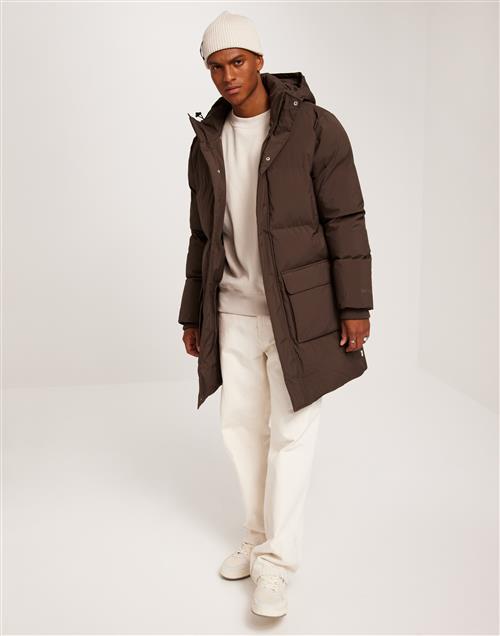 Les Deux Madden Ripstop Puffer Parka Coat Puffer jackets Brun