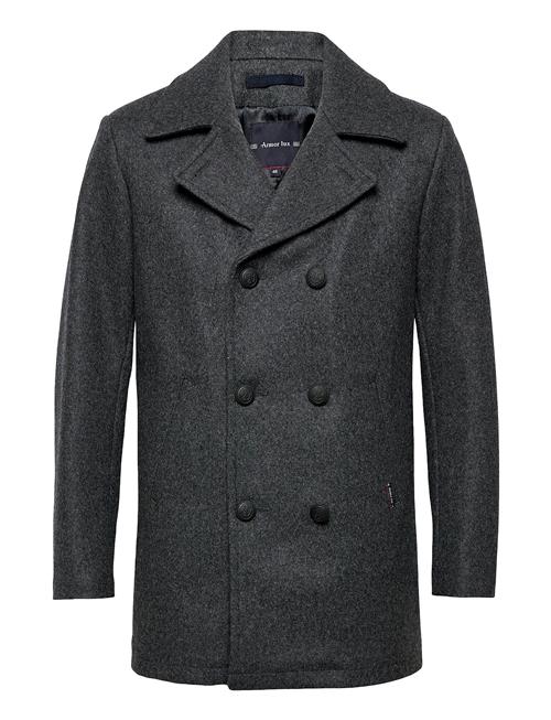 Armor Lux Pea Coat "Kermoor" Armor Lux Grey