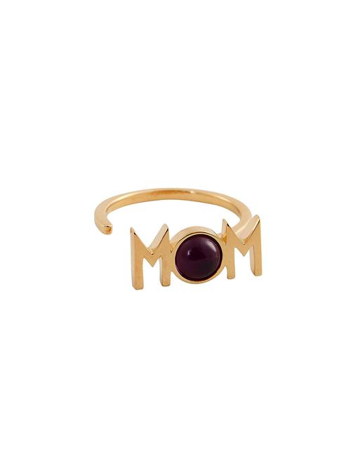 Design Letters Great Mom Ring Design Letters Purple