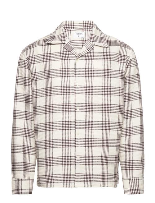 Filippa K Waffle Check Resort Shirt Filippa K Cream